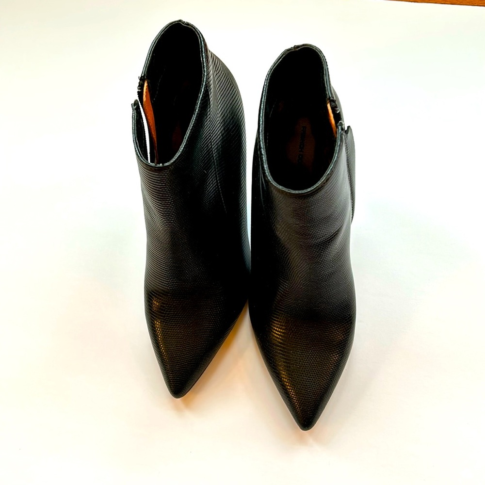 French Connectionn Vegan Leather Ankle Boots Size 7